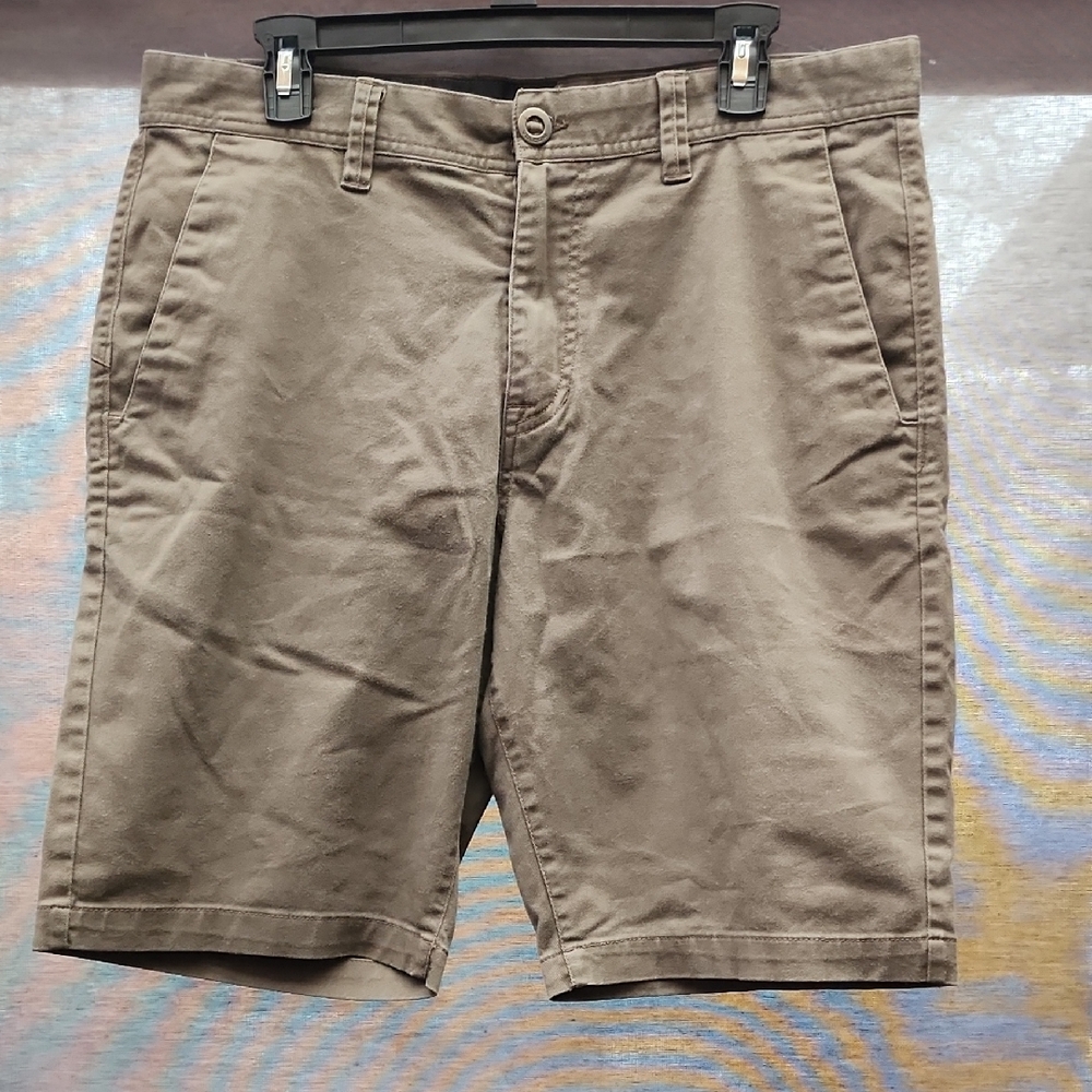 Men's Volcom Khaki Green Shorts